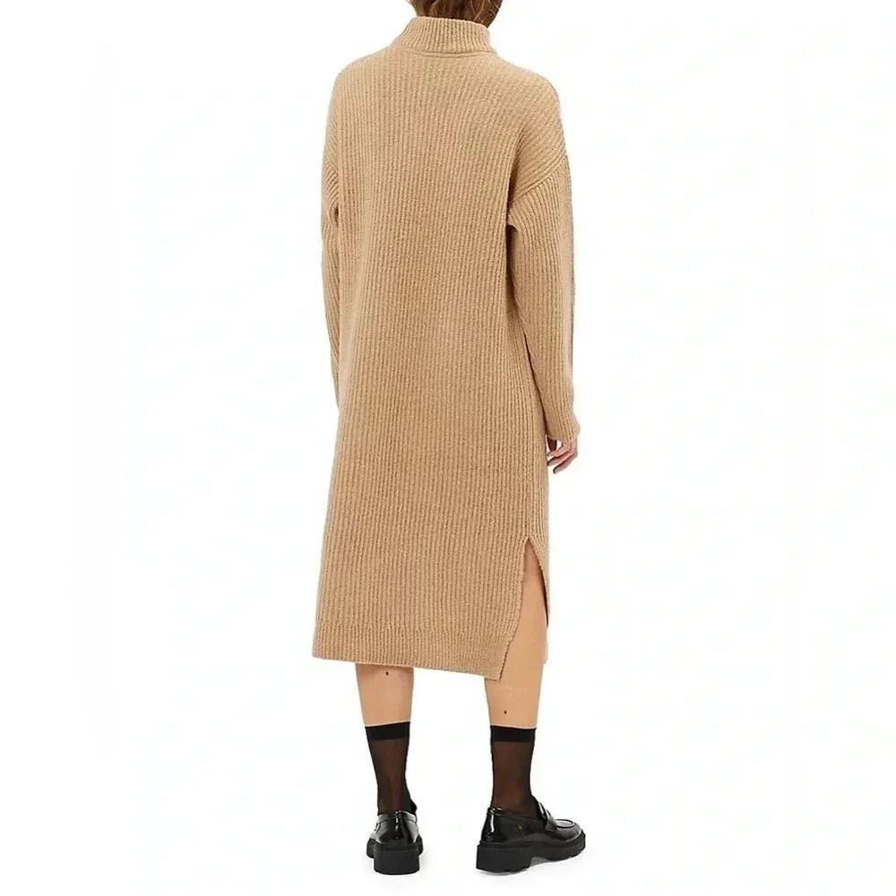 Minimum Tan Ribbed Knit Dress - Picture 2 of 7